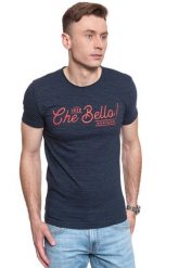 MĘSKI T-SHIRT MUSTANG AARON C STRIPE + AW 1008959 11559. T-shirty męskie Mustang, m, bez wzorów, bez kołnierzyka, bez ramiączek. Za 59.99 zł.