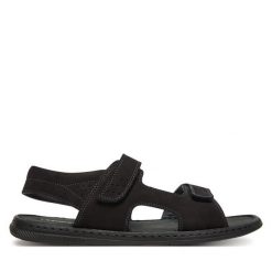 Sandały Lasocki. Czarne sandały męskie Lasocki, bez zapięcia. Za 149.99 zł.