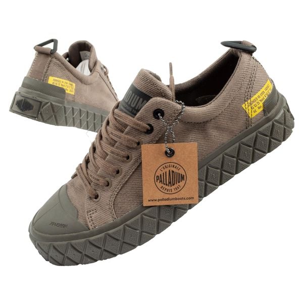 Buty trampki sportowe unisex Palladium Palla Ace Lo Surplus. Brązowe trampki męskie Palladium, bez wzorów, sportowe, bez zapięcia. Za 259.00 zł.