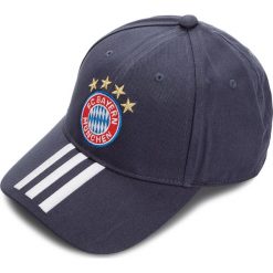 Czapka z daszkiem adidas - Fcb 3S Cap DI0247 Utiblu/White/Bleuti/Blanc. Niebieskie czapki męskie ADIDAS, z bawełny. Za 79.95 zł.