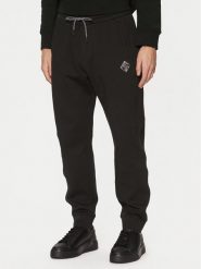 Armani Exchange Spodnie dresowe XM000230 AF10818 UB001 Czarny Regular Fit. Czarne spodnie dresowe męskie Armani Exchange, bez wzorów, z bawełny. Za 309.99 zł.