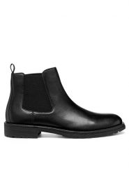 Geox Sztyblety U Redclif U56LXB 0003C C9999 Czarny. Czarne sztyblety męskie Geox, ze skóry, bez obcasa, bez zapięcia. Za 539.99 zł.