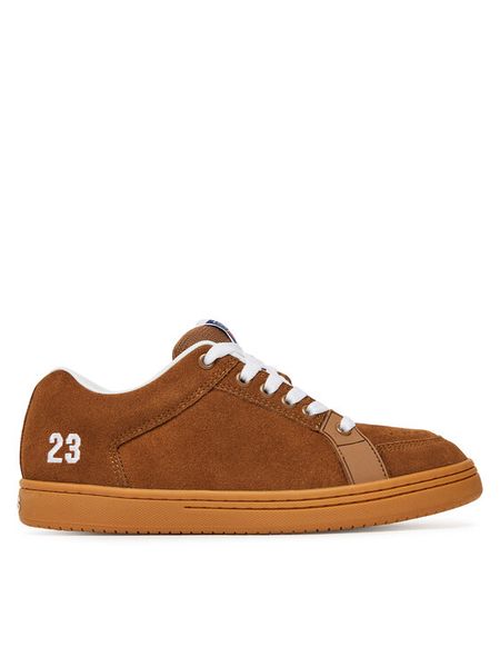 Etnies Sneakersy Sal 23 4102000155 Brązowy. Brązowe buty sportowe na co dzień męskie Etnies, m, bez wzorów, ze skóry, bez ramiączek, bez kaptura. Za 279.99 zł.