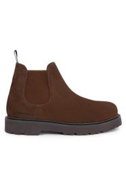 Tommy Hilfiger Sztyblety EM0EM01205 Brązowy. Brązowe sztyblety męskie Tommy Hilfiger, ze skóry, bez obcasa, bez zapięcia. Za 379.99 zł.