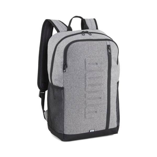 Plecak PUMA S PUMA Medium Gray Heather. Szare plecaki męskie Puma, bez wzorów. Za 139.99 zł.