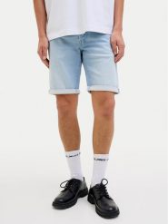 Jack & Jones Szorty jeansowe Rick 12269609 Niebieski Regular Fit. Niebieskie szorty męskie Jack & Jones, bez wzorów, z bawełny. Za 179.99 zł.