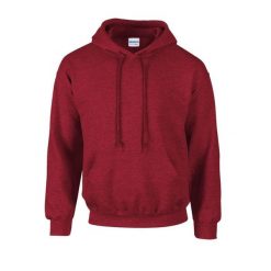 Bluza Z Kapturem Dla Dorosłych Unisex Heavy Blend. Czerwone bluzy nierozpinane męskie GILDAN, m, bez wzorów, bez ramiączek, z kapturem. Za 92.99 zł.