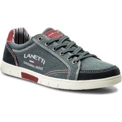 Półbuty LANETTI - MP40-6821 Granatowy. Codzienne półbuty męskie marki Lanetti. Za 99.99 zł.