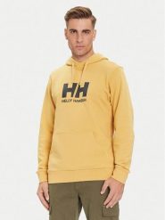 Helly Hansen Bluza HH Logo 54582 Beżowy Regular Fit. Brązowe bluzy nierozpinane męskie Helly Hansen, m, bez wzorów, z bawełny, bez ramiączek, bez kaptura. Za 299.99 zł.