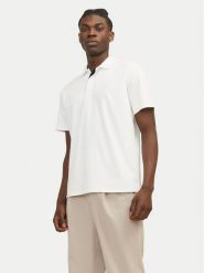 Jack & Jones Polo Crodney 12251180 Biały Regular Fit. Białe koszulki polo męskie Jack & Jones, m, bez wzorów, z bawełny, bez kołnierzyka, bez ramiączek. Za 89.99 zł.