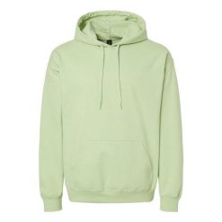 Bluza Z Kapturem Dla Dorosłych Unisex Softstyle Midweight. Zielone bluzy nierozpinane męskie GILDAN, m, bez wzorów, bez ramiączek, z kapturem. Za 112.99 zł.