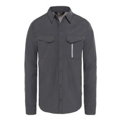 Koszula turystyczna męska The North Face M Sequoia. Szare koszule męskie The North Face, m, bez wzorów, bez kołnierzyka, bez ramiączek. Za 235.00 zł.