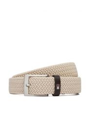 Tommy Hilfiger Pasek Męski Adan 3.5 Elastic AM0AM13824 Beżowy. Brązowe paski męskie Tommy Hilfiger, bez wzorów, z materiału. Za 209.99 zł.