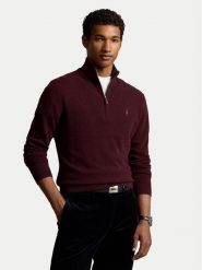 Polo Ralph Lauren Sweter 710876756008 Bordowy Regular Fit. Czerwone kardigany męskie Polo Ralph Lauren, m, bez wzorów, z wełny, bez ramiączek. Za 989.99 zł.