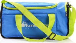Meteor Torba fitness Nepr niebiesko-limonkowa 20 l. Niebieskie torby sportowe męskie Meteor, bez wzorów. Za 47.99 zł.