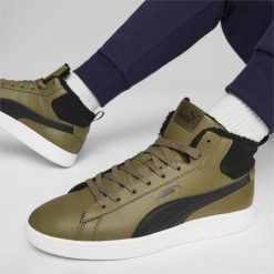 Sneakersy Smash 3.0 Mid WTR PUMA. Białe buty sportowe na co dzień męskie Puma, na zimę, m, bez wzorów, casualowe, bez ramiączek, bez kaptura, tenisowe. Za 289.00 zł.