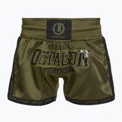 Spodenki treningowe Octagon KickboxingMuay Thai Legion Future Premium. Zielone szorty sportowe męskie OCTAGON, bez wzorów, sportowe. Za 159.99 zł.