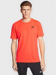 New Balance Koszulka techniczna Speed Jacquard MT23281 Pomarańczowy Athletic Fit. Brązowe t-shirty sportowe męskie New Balance, m, bez wzorów, z syntetyku, sportowe, bez ramiączek. Za 189.00 zł.