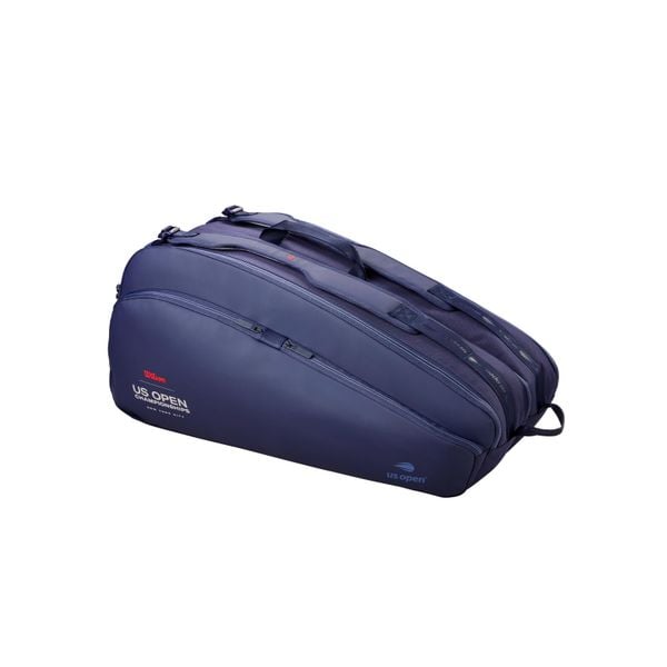 Plecak tenisowy Wilson US Open 2025 Tour 12PK. Niebieskie plecaki męskie Wilson, bez wzorów. Za 594.50 zł.