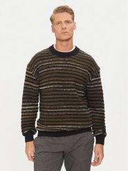 Boss Sweter 50523580 Czarny Regular Fit. Czarne kardigany męskie Boss, m, bez wzorów, z wełny, bez ramiączek. Za 559.99 zł.