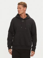 Calvin Klein Bluza Nano Logo K10K112871 Czarny Regular Fit. Czarne bluzy nierozpinane męskie Calvin Klein, m, bez wzorów, z bawełny, bez ramiączek, bez kaptura. Za 279.99 zł.
