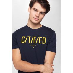 T-shirt męski TSM209 - ciemny granat. T-shirty męskie marki 4f. Za 29.99 zł.