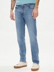 Lee Jeansy Rider 112352845 Niebieski Slim Fit. Niebieskie jeansy męskie Lee, bez wzorów, z bawełny. Za 254.99 zł.