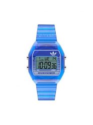 Adidas Zegarek AO Street Digital Two Crystal AOST25537 Niebieski. Niebieskie, cyfrowe zegarki męskie ADIDAS. Za 439.99 zł.