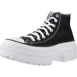 Tenisówki Converse Model Chuck Taylor All Star Lugge Kolor Czarny. Czarne trampki męskie Converse, bez wzorów, retro, bez zapięcia. Za 398.50 zł.