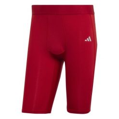Spodenki męskie adidas Techfit Aeroready Short Tights. Czerwone bielizna termoaktywna męska ADIDAS, m, bez wzorów, bez ramiączek, do piłki nożnej, techfit (adidas). Za 97.00 zł.