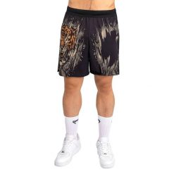 Spodenki treningowe męskie Venum Tiger Men'S Training Shorts. Czarne szorty sportowe męskie VENUM, bez wzorów, sportowe. Za 259.00 zł.
