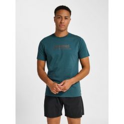 Koszulka Hummel Pulse Graphic. Niebieskie t-shirty sportowe męskie HUMMEL, bez wzorów, sportowe, bez ramiączek. Za 167.00 zł.