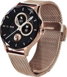 Smartwatch Garett Viva Różowe złoto (VIVA_GLD_STL). Czerwone zegarki smartwatch GARETT. Za 469.00 zł.