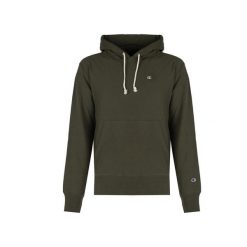 Bluza trekking męska. Zielone bluzy nierozpinane męskie CHAMPION, m, bez wzorów, z bawełny, z kapturem. Za 208.00 zł.