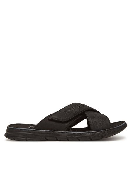 Bugatti Klapki 311-A3282-3500 Czarny. Czarne klapki i japonki męskie Bugatti, bez wzorów, ze skóry. Za 179.99 zł.