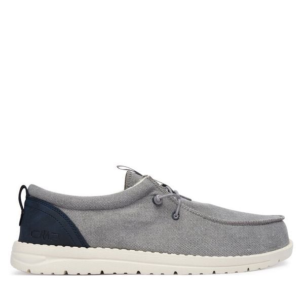 Półbuty CMP. Szare codzienne półbuty męskie CMP, bez wzorów, bez obcasa, bez zapięcia. Za 259.99 zł.