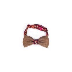 MUCHA LNIANA GOTOWA OLIVE FLOWERS. Krawaty i muchy męskie marki R3s men's accessories. Za 59.00 zł.