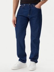 Calvin Klein Jeans Jeansy J30J327207 Granatowy Straight Fit. Niebieskie jeansy męskie Calvin Klein Jeans, bez wzorów, z bawełny. Za 239.99 zł.