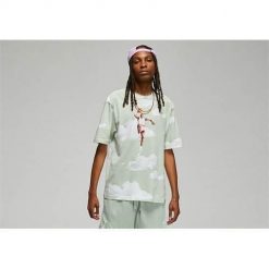 Koszulka sportowa męska Nike Air Jordan Essential Statement 85. Zielone t-shirty sportowe męskie Nike, l, bez wzorów, z bawełny, sportowe, bez ramiączek. Za 199.00 zł.