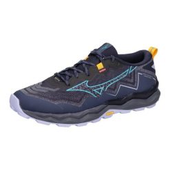 Buty do biegania męskie Mizuno Wave Daichi 9 GTX baritone blue/capri. Niebieskie buty do biegania męskie Mizuno, bez wzorów, bez zapięcia, do biegania, mizuno wave. Za 519.99 zł.
