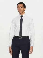 BOSS Krawat 50532087 Granatowy. Niebieskie krawaty i muchy męskie Boss, bez wzorów, z syntetyku. Za 169.99 zł.