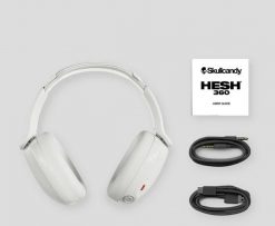 Słuchawki Skullcandy Hesh 360 wireless headphones, white. Białe słuchawki bluetooth Skullcandy. Za 371.84 zł.