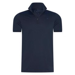 Koszulka polo do jazdy konnej Euro-Star Gino. Niebieskie koszulki polo męskie EURO-STAR, bez wzorów, z materiału, retro, bez kołnierzyka, bez ramiączek. Za 352.00 zł.