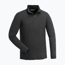 Bluza termoaktywna męska Pinewood Abisko Merino Base Layer Half Zip. Czarne bielizna termoaktywna męska Pinewood, m, bez wzorów, bez ramiączek, narciarskie. Za 349.99 zł.