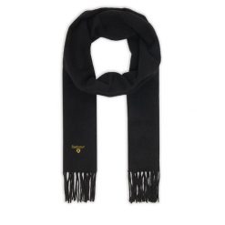 Szalik Barbour. Czarne szaliki męskie Barbour, bez wzorów. Za 249.99 zł.