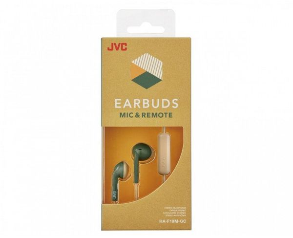 Jvc Słuchawki HA-F19M zielone. Zielone słuchawki douszne Jvc. Za 63.92 zł.