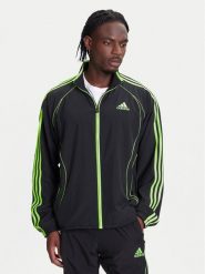 Adidas Bluza Teamgeist adicolor JW5866 Czarny Loose Fit. Czarne bluzy rozpinane męskie ADIDAS, m, bez wzorów, z syntetyku, bez ramiączek, bez kaptura. Za 259.99 zł.