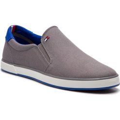 Tenisówki TOMMY HILFIGER - Iconic Slip On Sneaker FM0FM00597 Steel Grey 039. Trampki męskie marki Tommy Hilfiger. Za 269.00 zł.