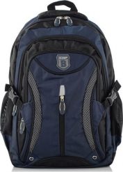 Bag Street Plecak do Pracy Męski 20L Granatowy 67N. Niebieskie plecaki męskie Bag Street, bez wzorów. Za 119.90 zł.