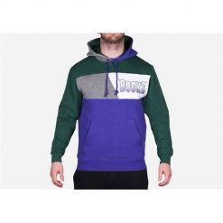 Bluza sportowa męska Mitchell & Ness Milwaukee Bucks. Niebieskie bluzy nierozpinane męskie Mitchell & Ness, m, bez wzorów, z kapturem. Za 517.00 zł.